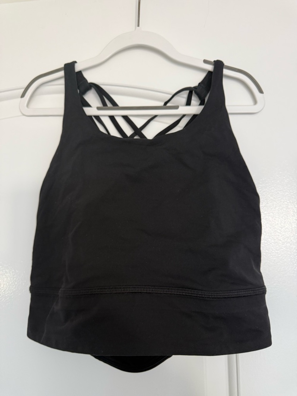 Lululemon Free to Be Wild High Neck Bra Size 12 Black